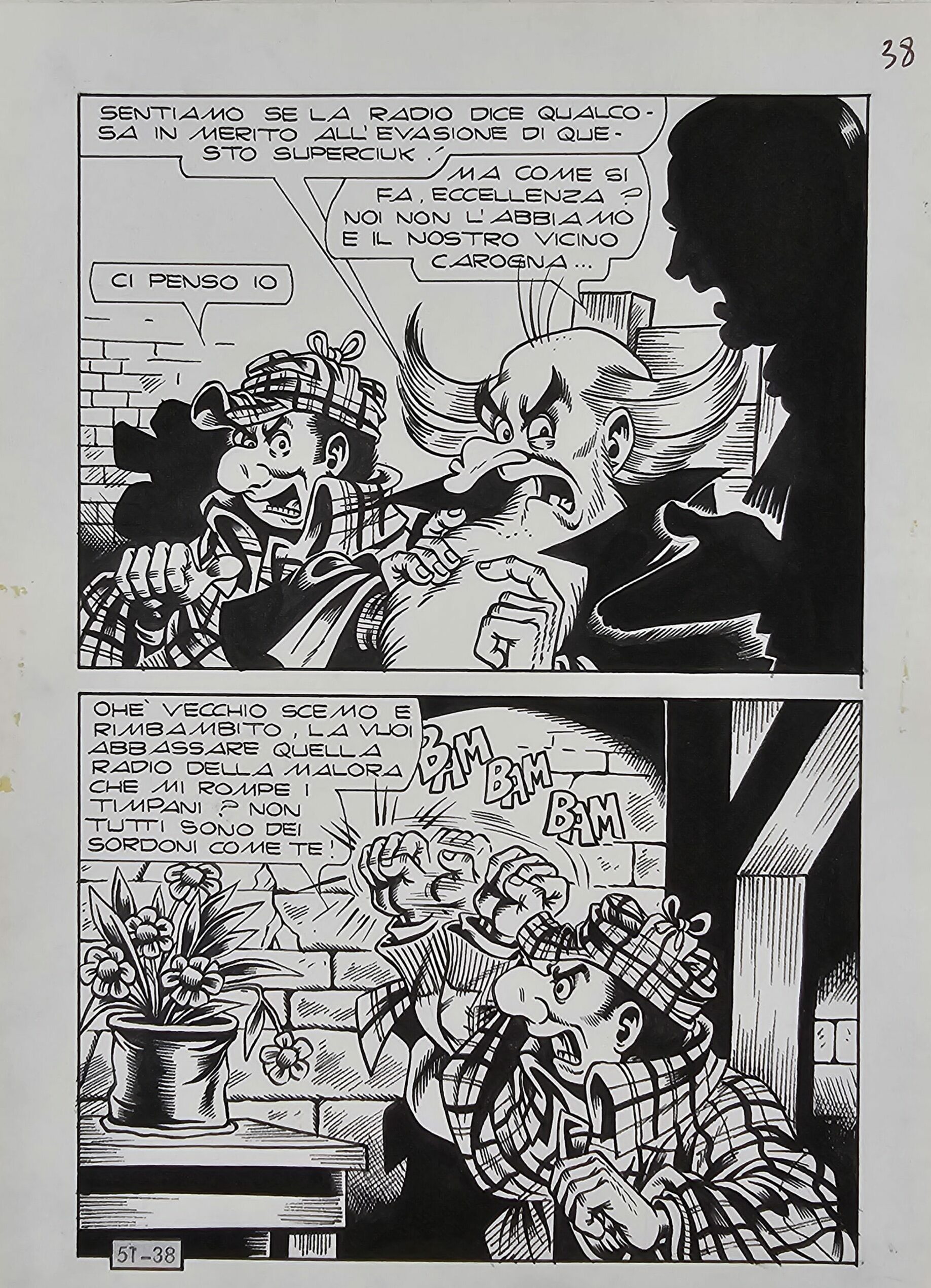 Tavola Originale Magnus – Alan Ford # 51 Il ritorno di Superciuk pag. 3
